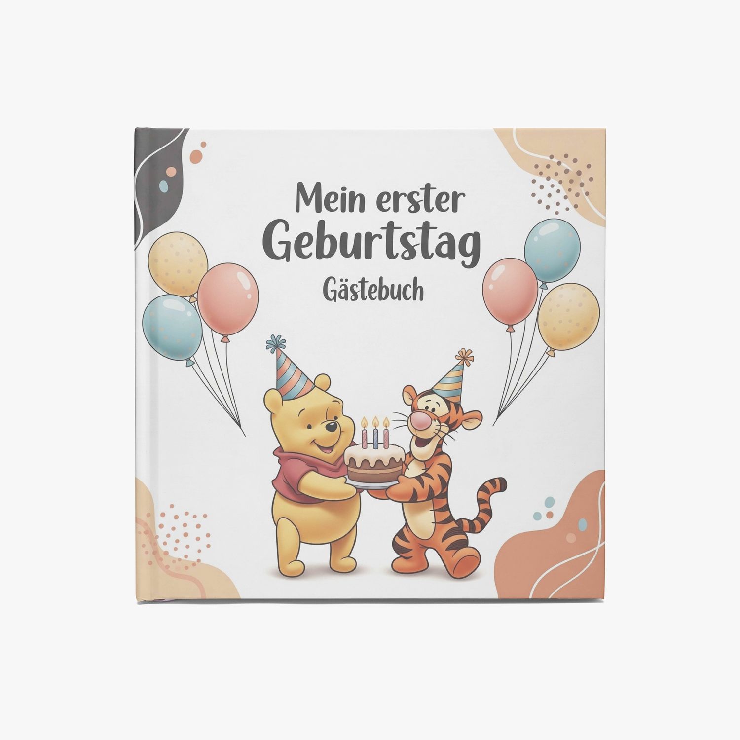 Winnie the Pooh &amp; Tigger Guestbook - My First Birthday