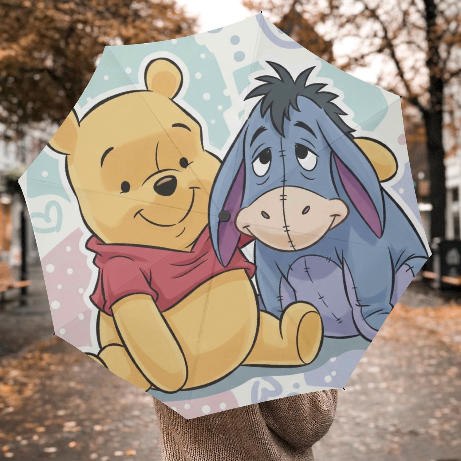 Winnie the Pooh &amp; Eeyore Umbrella – Automatic