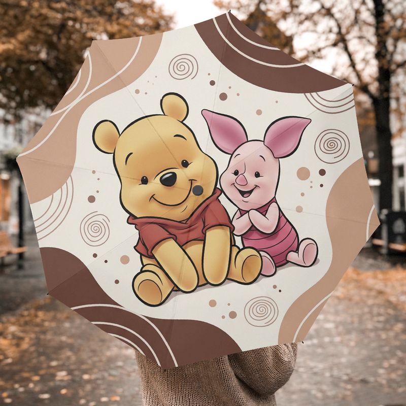 Winnie the Pooh &amp; Piglet Umbrella – Automatic