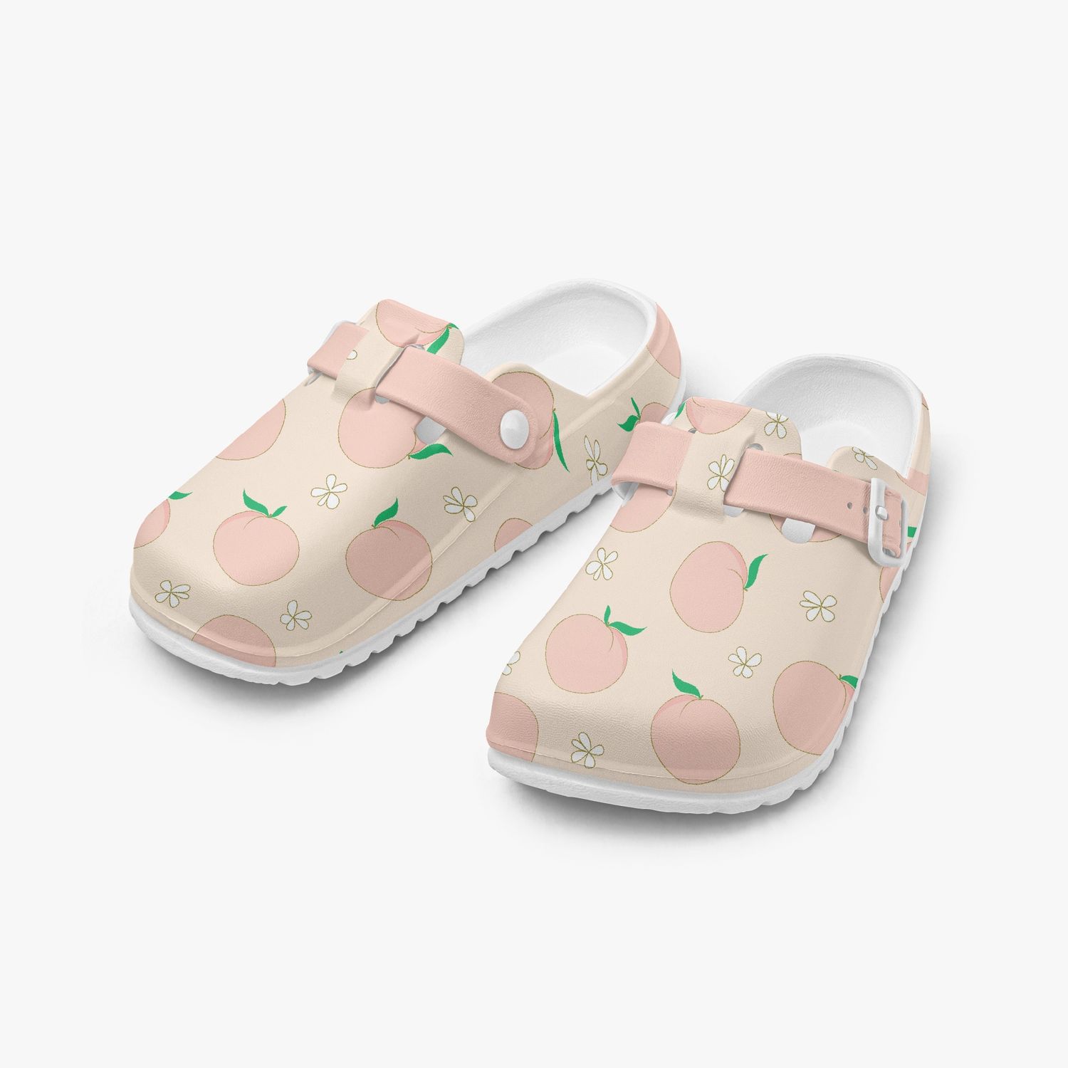 Closed Clogs Peach - Peach