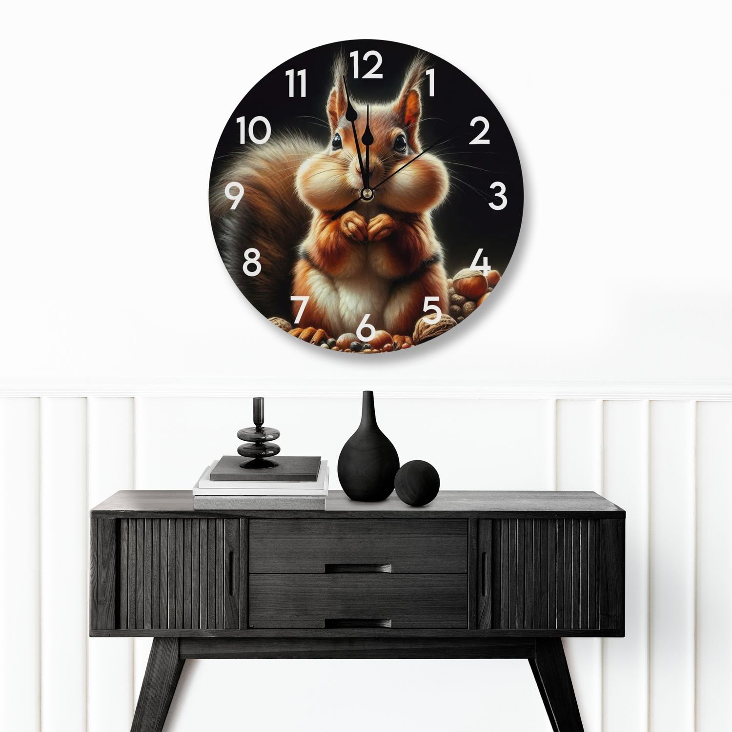 The Stock Master – Squirrel Wall Clock