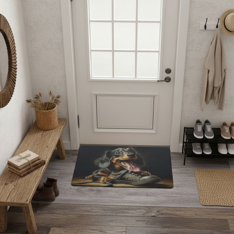 Funny Dachshund Doormat