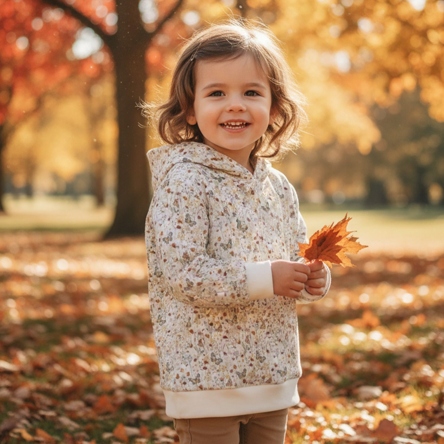 Children&#39;s Hoodie Flower Magic &amp; Butterflies