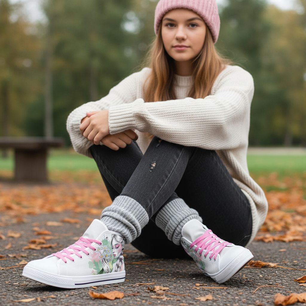 High-top canvas shoes Daisy Dream Girl