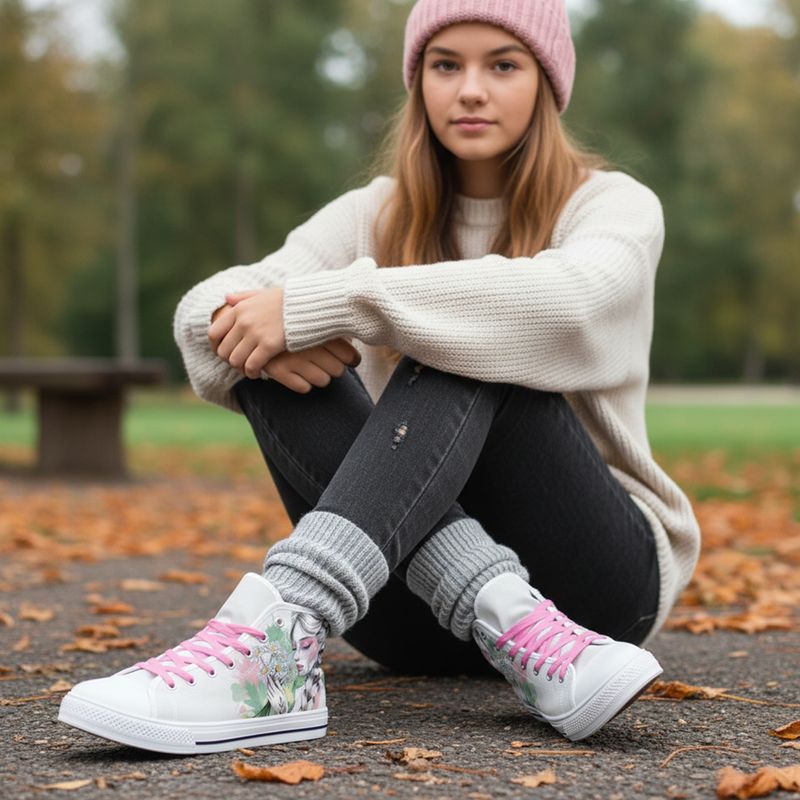 High-top canvas shoes Daisy Dream Girl