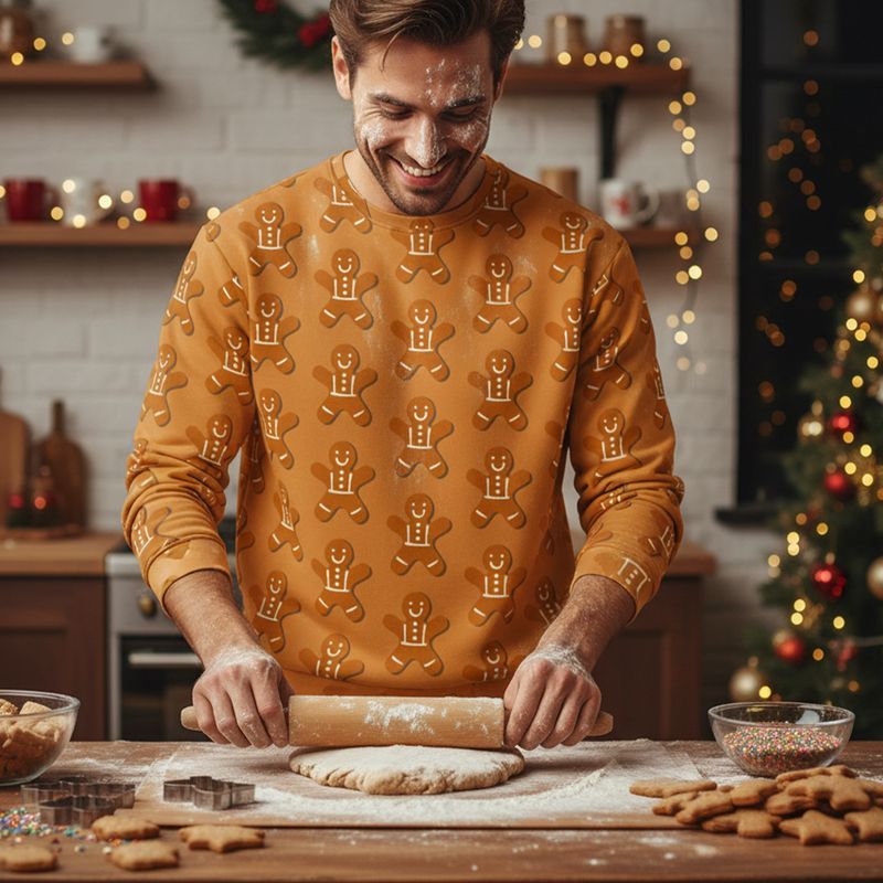 Christmas - Gingerbread Man unisex sweater