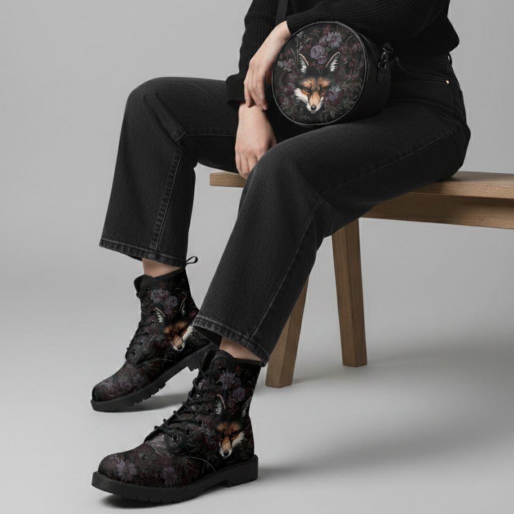 Midnight Fox Elegance leather boots