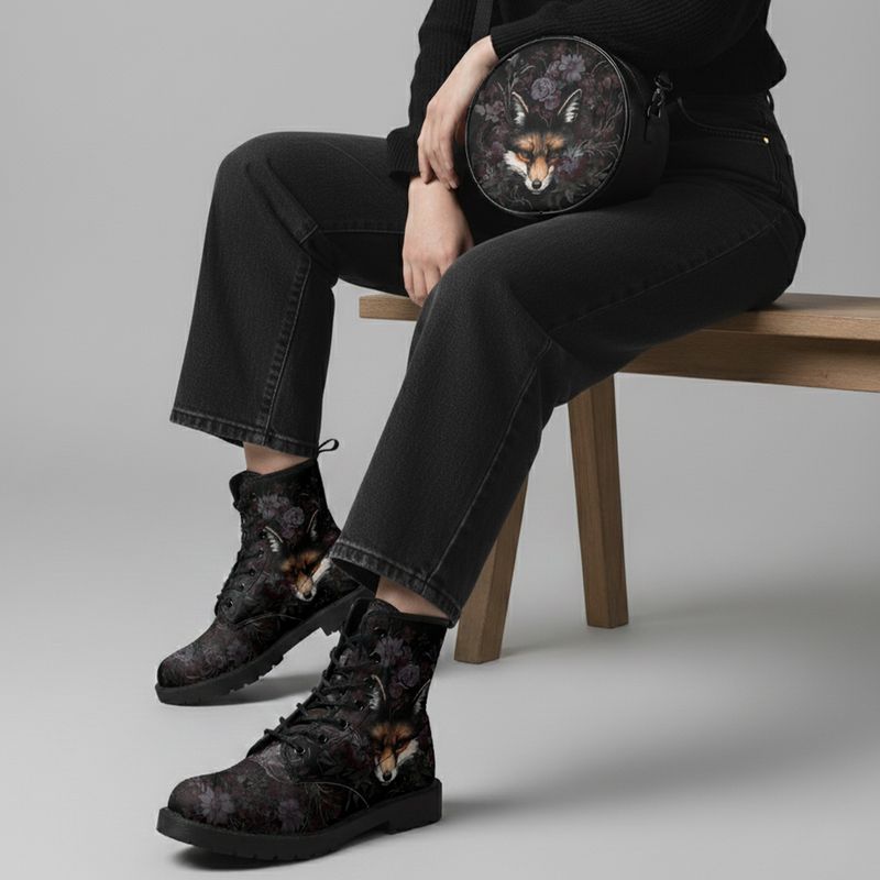 Midnight Fox Elegance leather boots