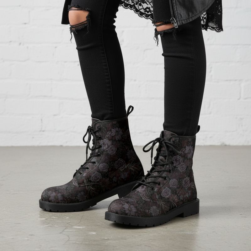 Midnight Elegance leather boots