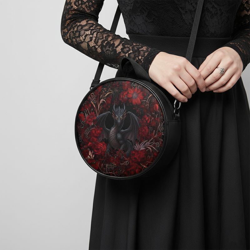 Dragon Roses – Fire Blossom All-Round Bag