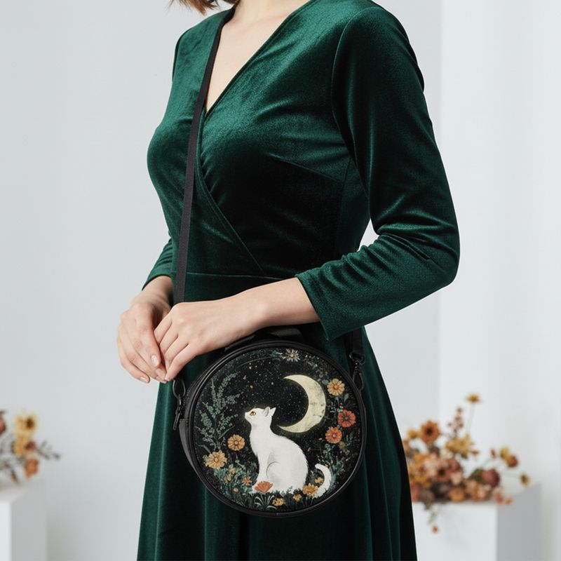 Moonlit Whiskers – Mystic Cat all-round bag