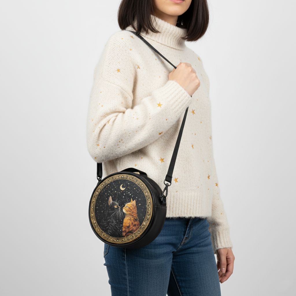 Starbound Souls – Cosmic Cat Lovers all-round bag