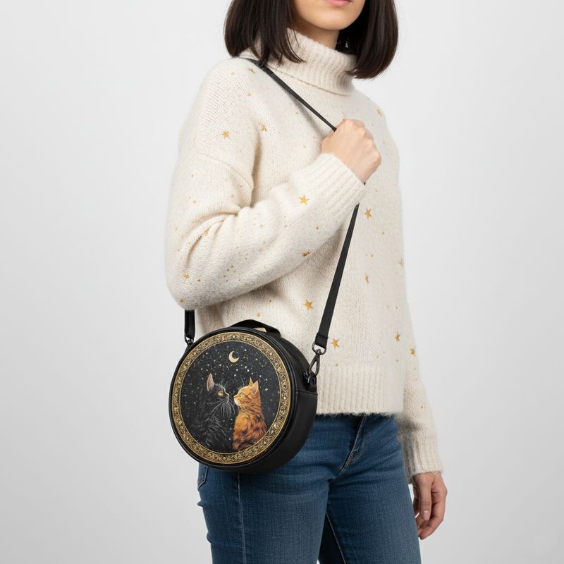 Starbound Souls – Cosmic Cat Lovers all-round bag