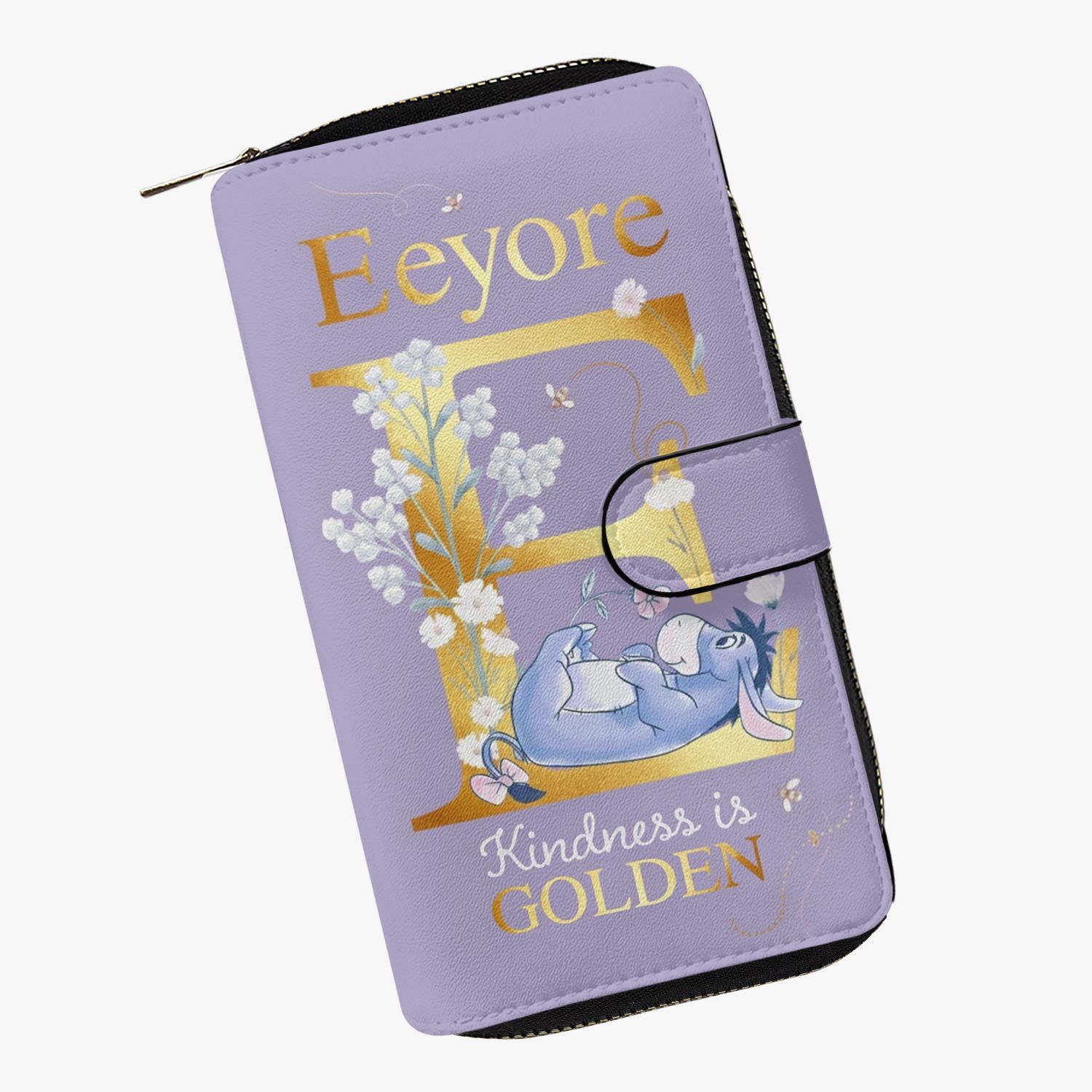 Large Winnie the Pooh Eeyore Wallet Kindness is Golden