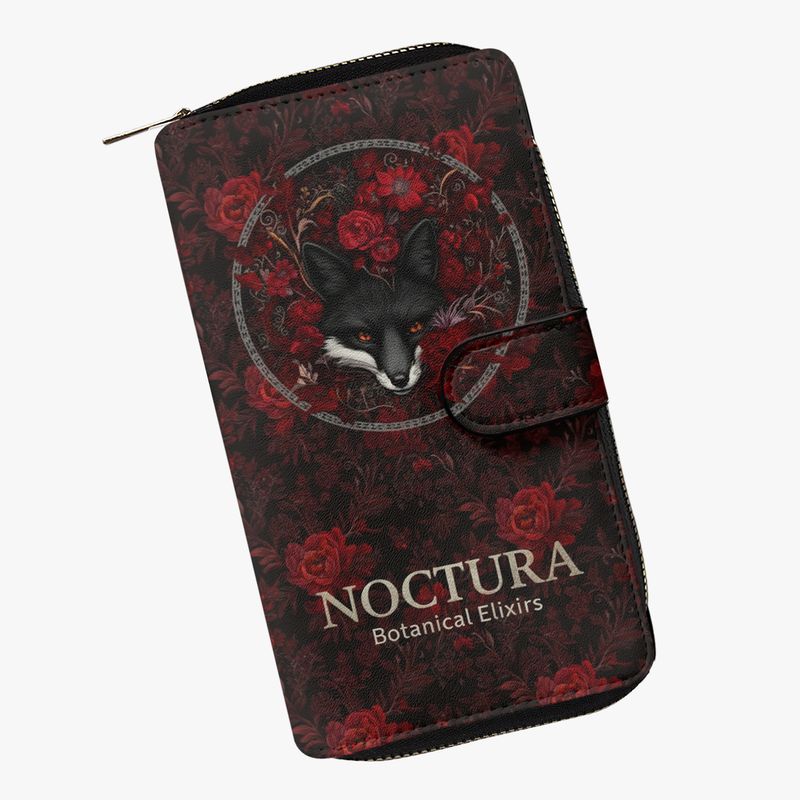 Large NOCTURA Crimson Fox Enigma wallet