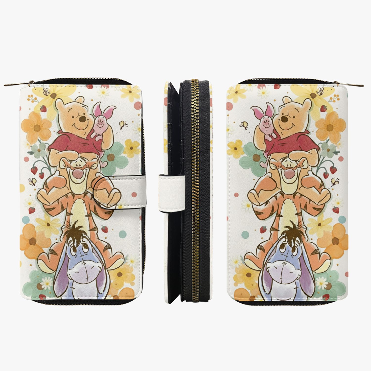 Large Pooh Flower Friends Wallet