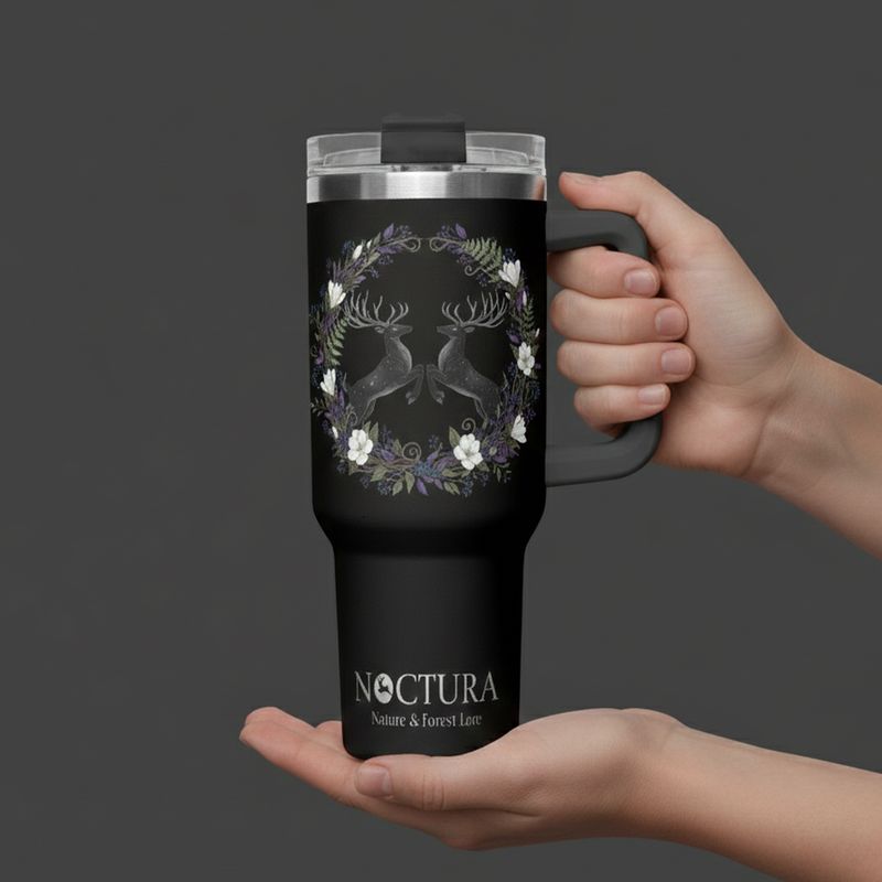 NOCTURA Twilight Stag Grove Tumbler with Handle - ToGo