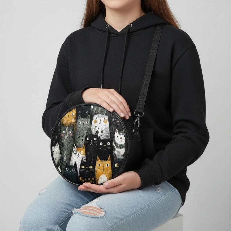 Curious Cat Crowd all-round bag