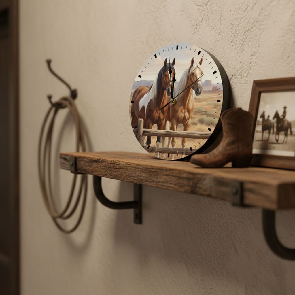 Wall clock - Wild Prairie Companions