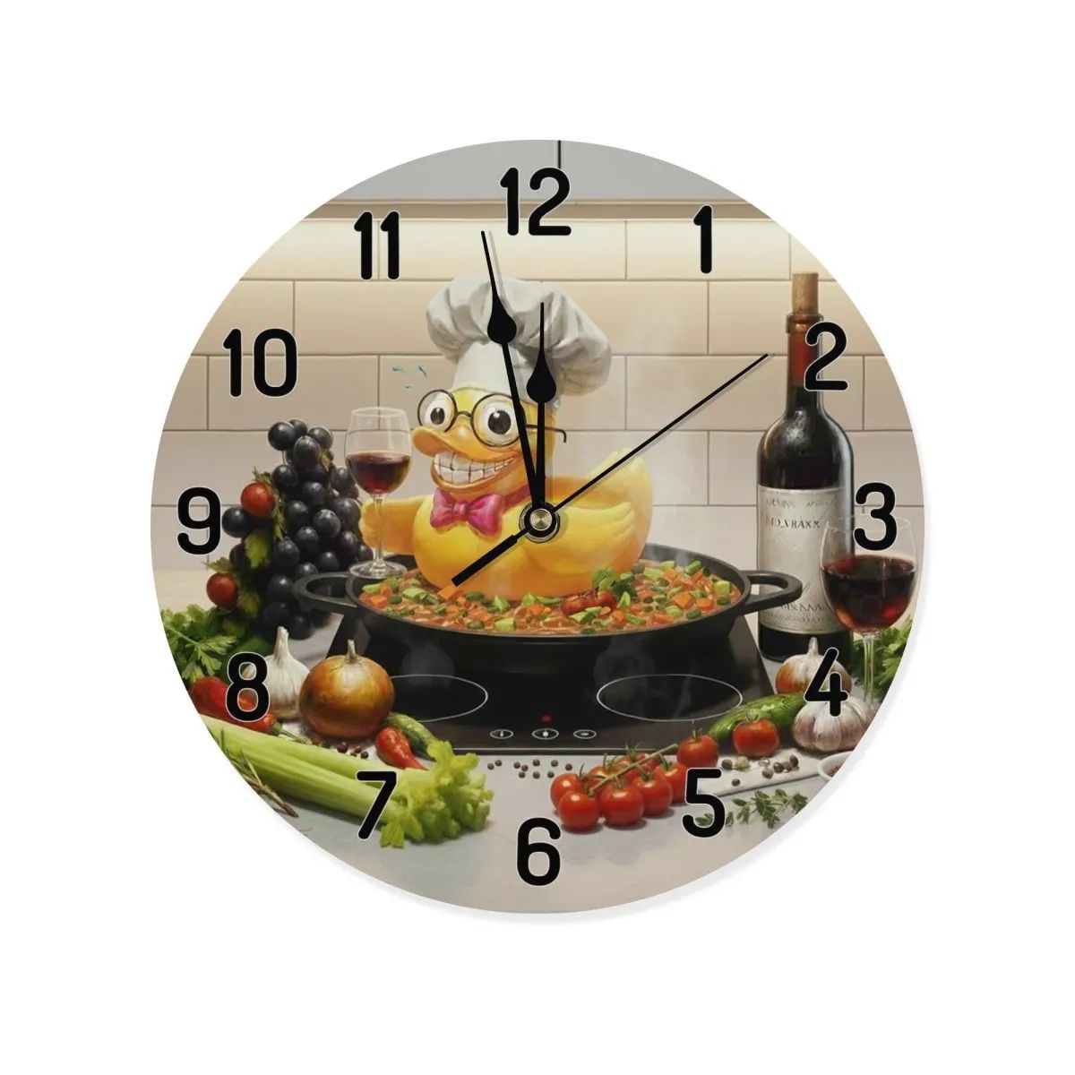 Wall clock - Gourmet Quack Supreme
