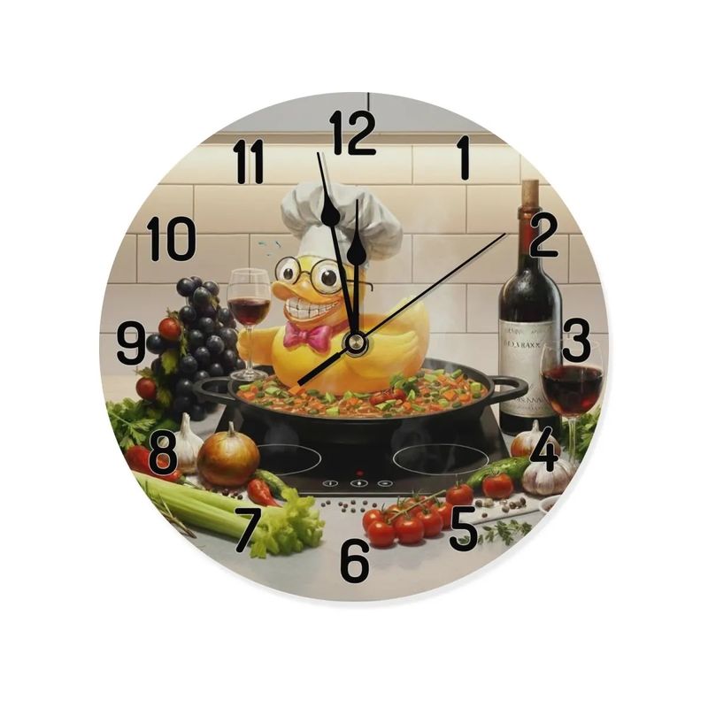 Wandklok - Gourmet Quack Supreme