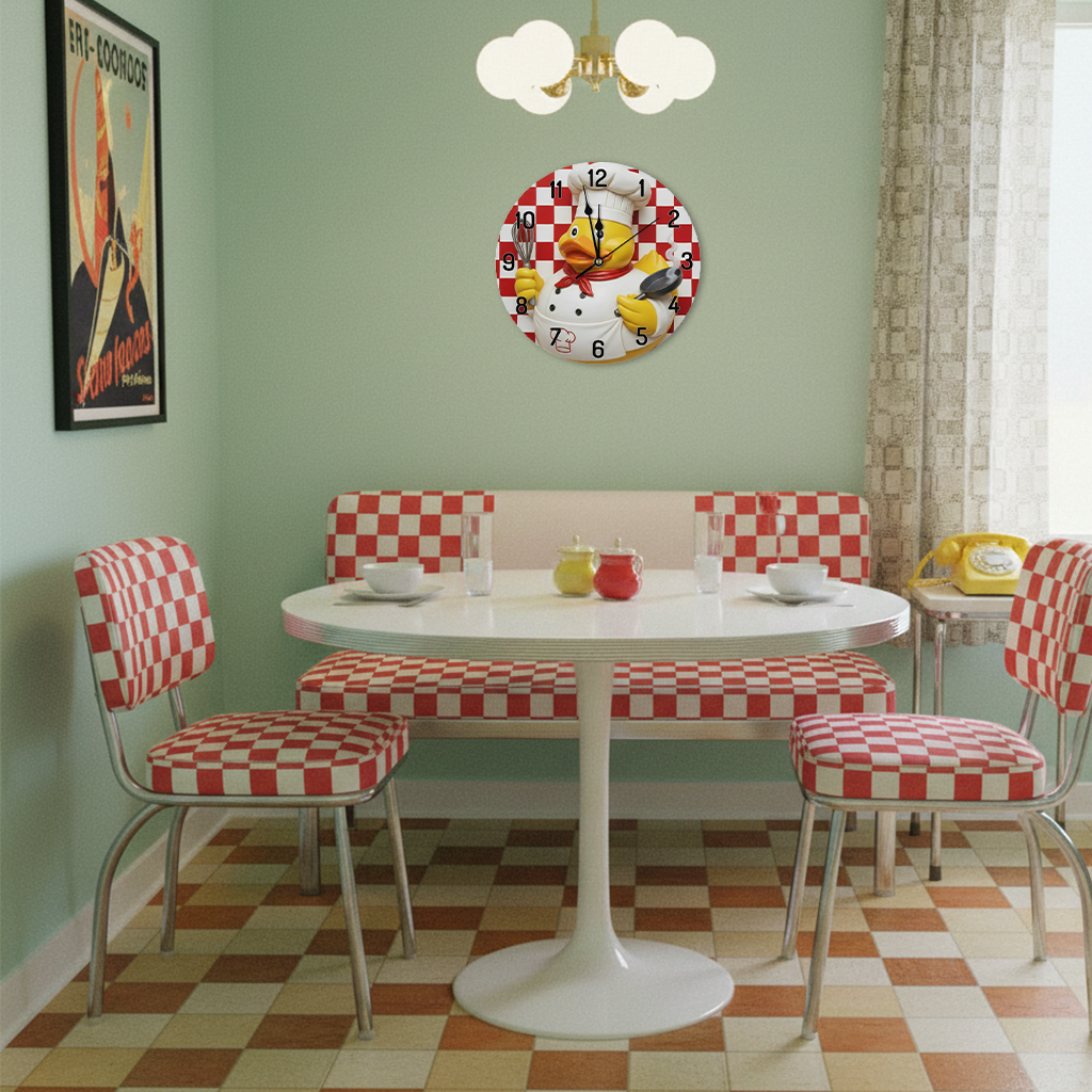 Wall clock - Chef Duck Classics