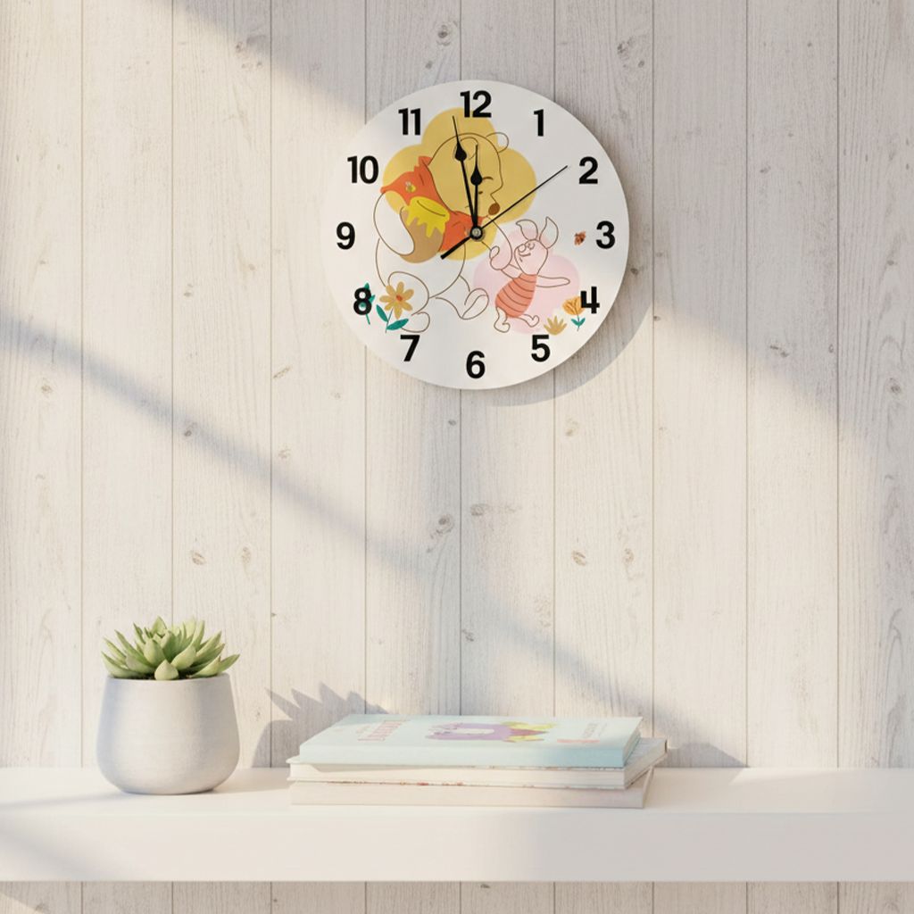 Winnie the Pooh and Piglet Wall Clock