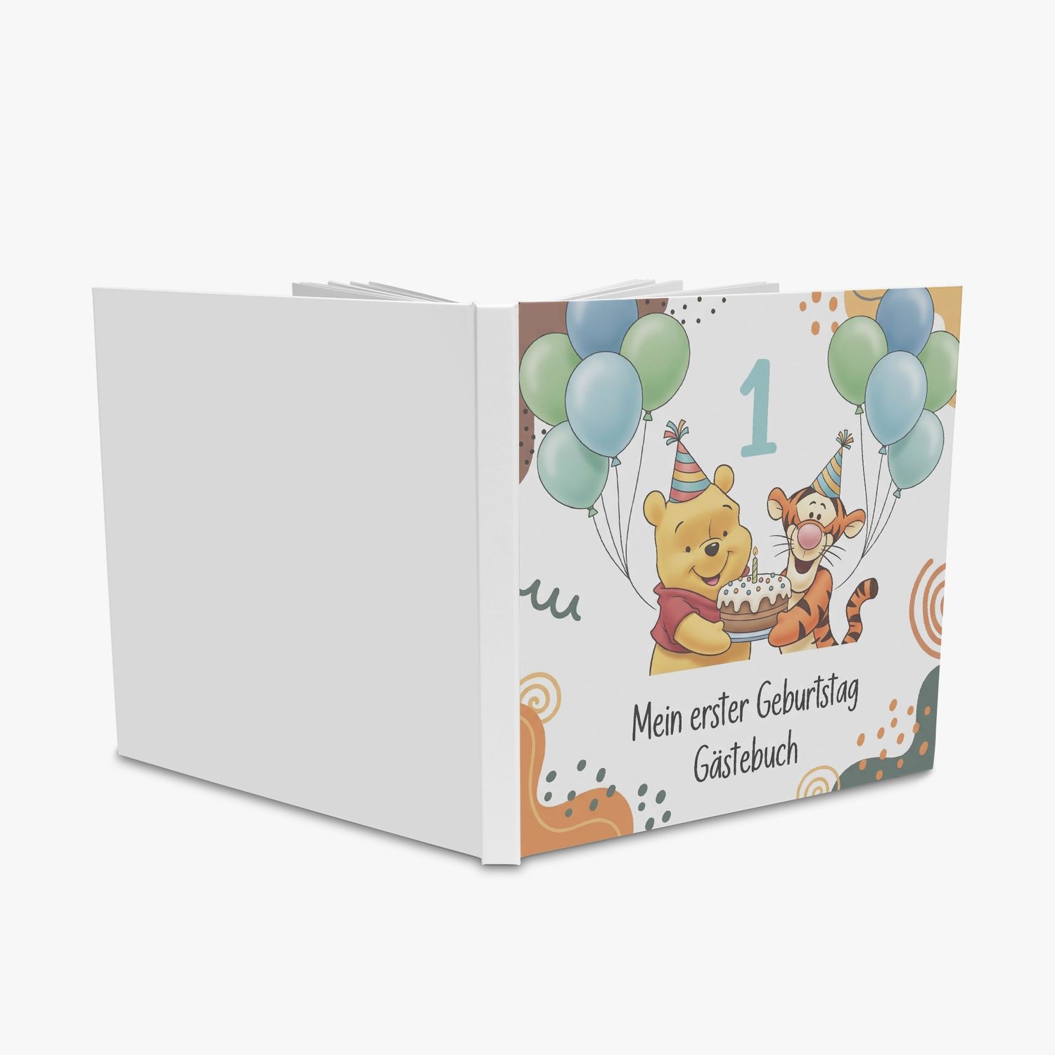 Children's Guestbook Winnie the Pooh and Tigger - My First Birthday
