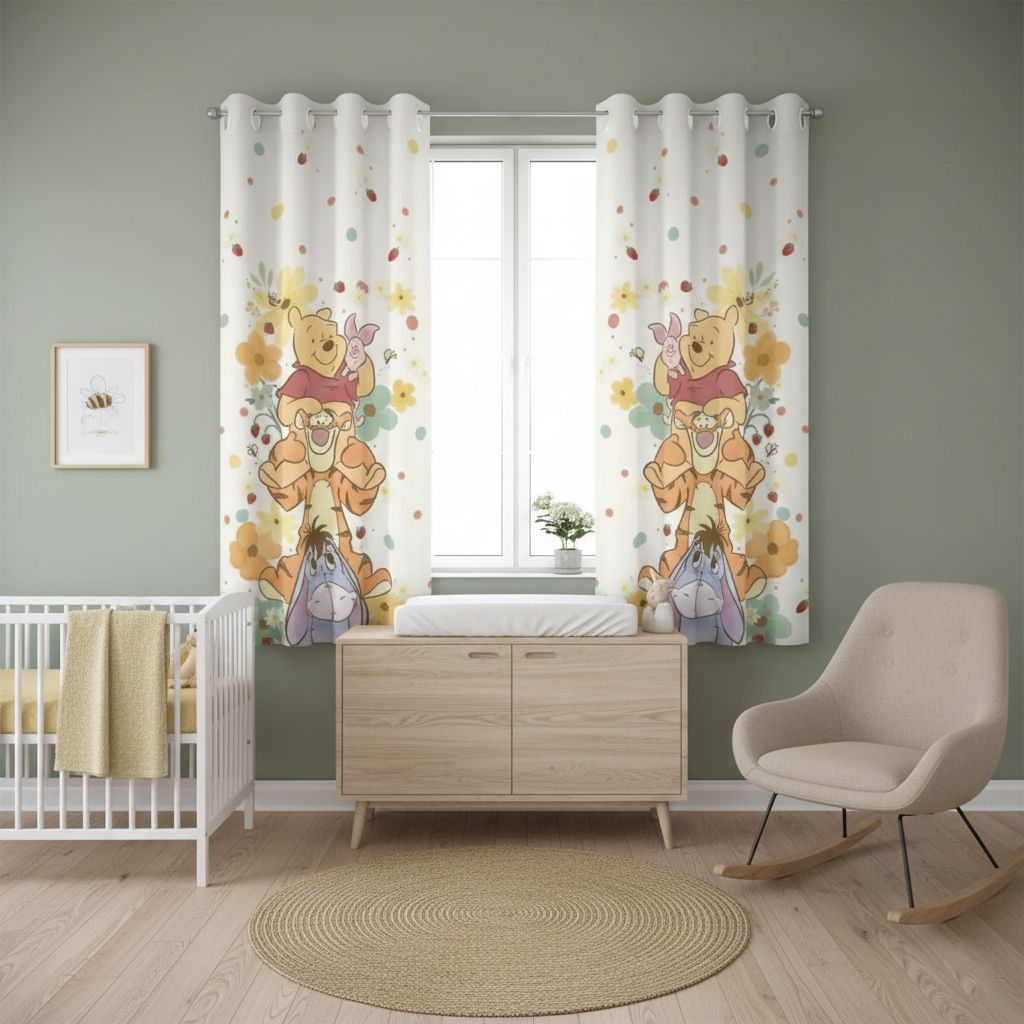 Winnie the Pooh blackout curtains