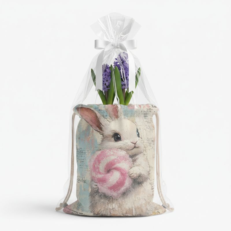 Sweet linen bag Candy Bunny