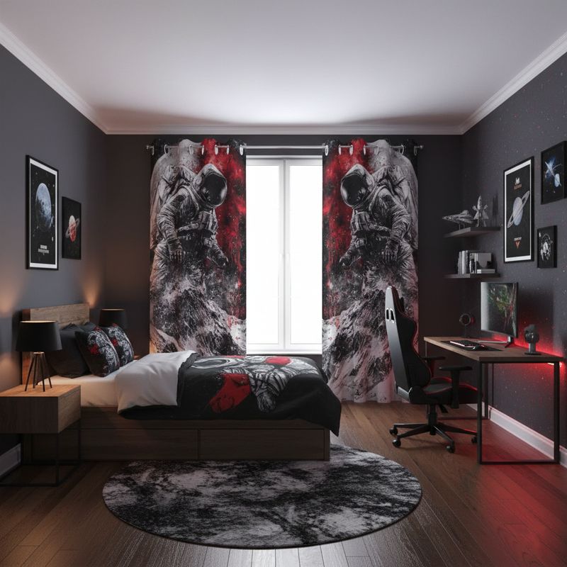 Blackout curtains Space Explorer