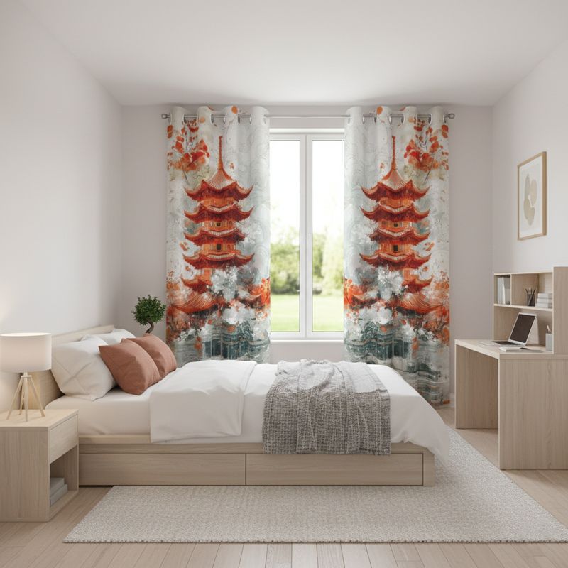Blackout curtains Zen Pagoda