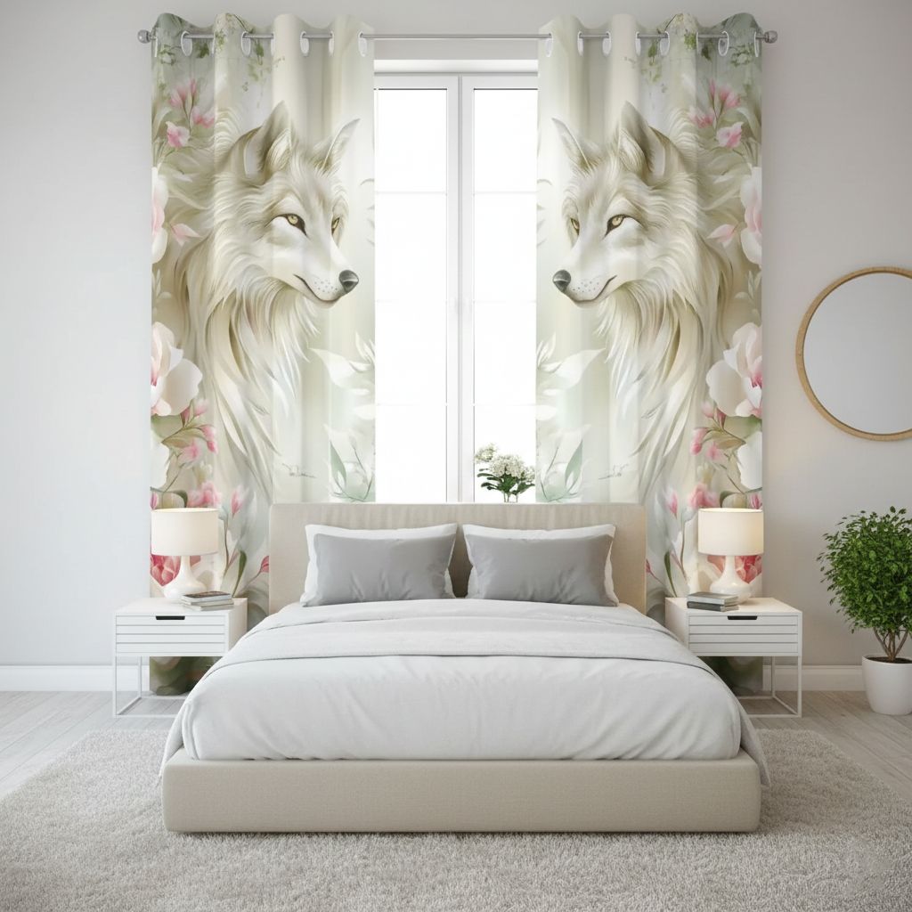 Blackout curtains White Wolf