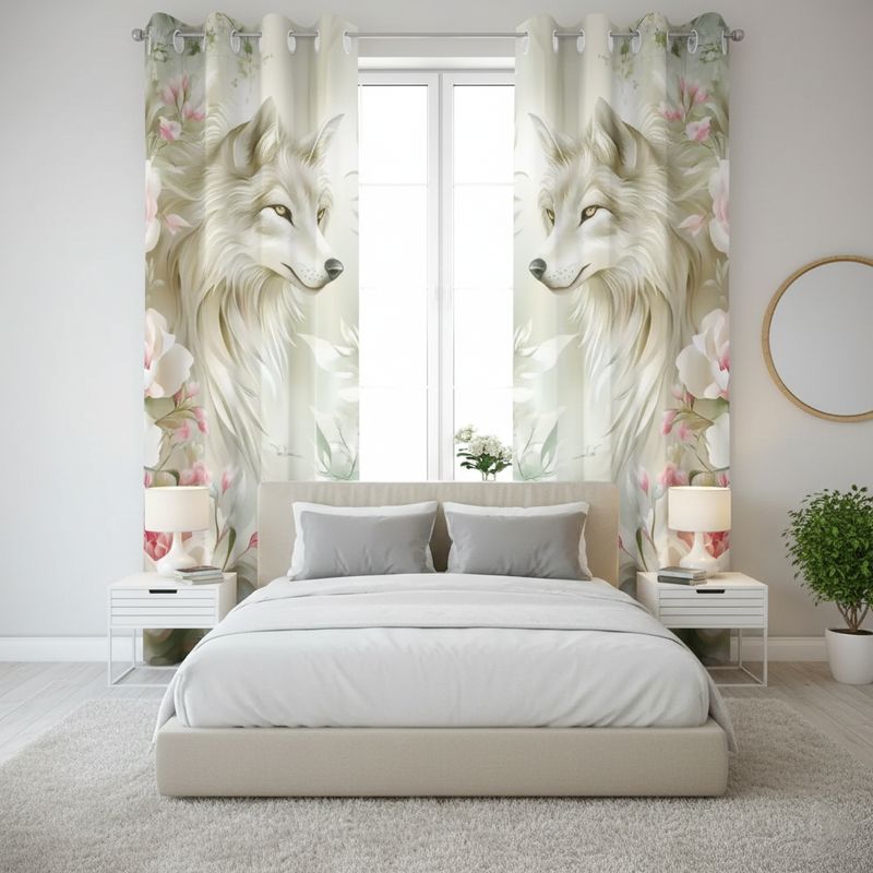 Blackout curtains White Wolf