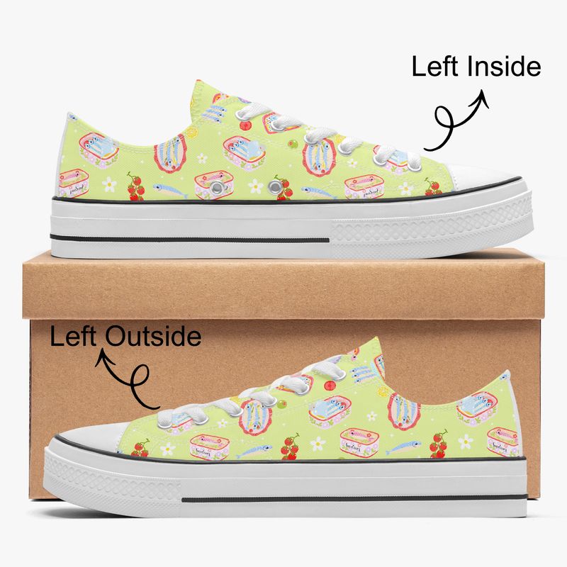 Sardines and Tomatoes Canvas Sneakers