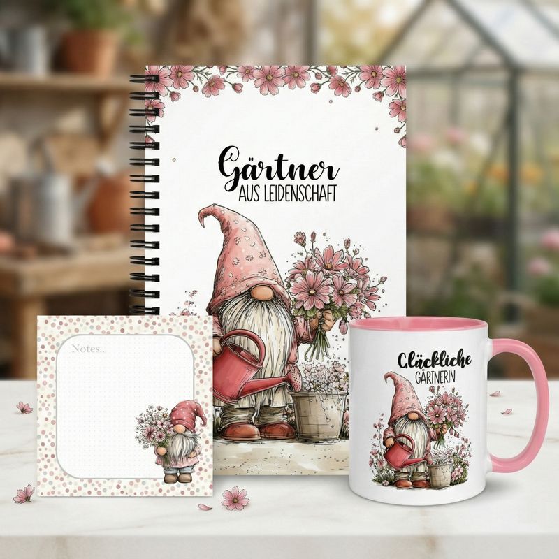 Spiral notebook with forest animals