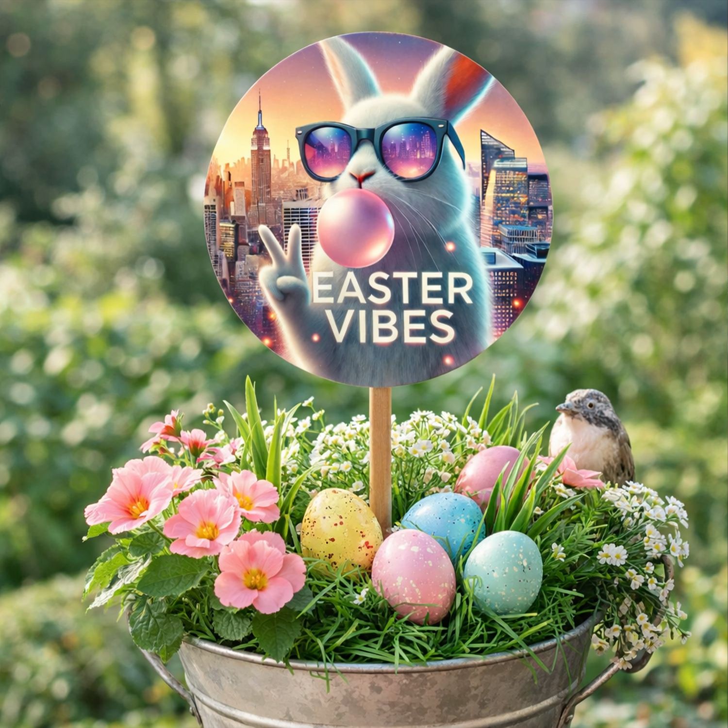 Urban Easter Vibes – The Easter door sign with style