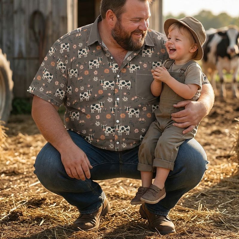 Country Cow Vibes Fun Shirt