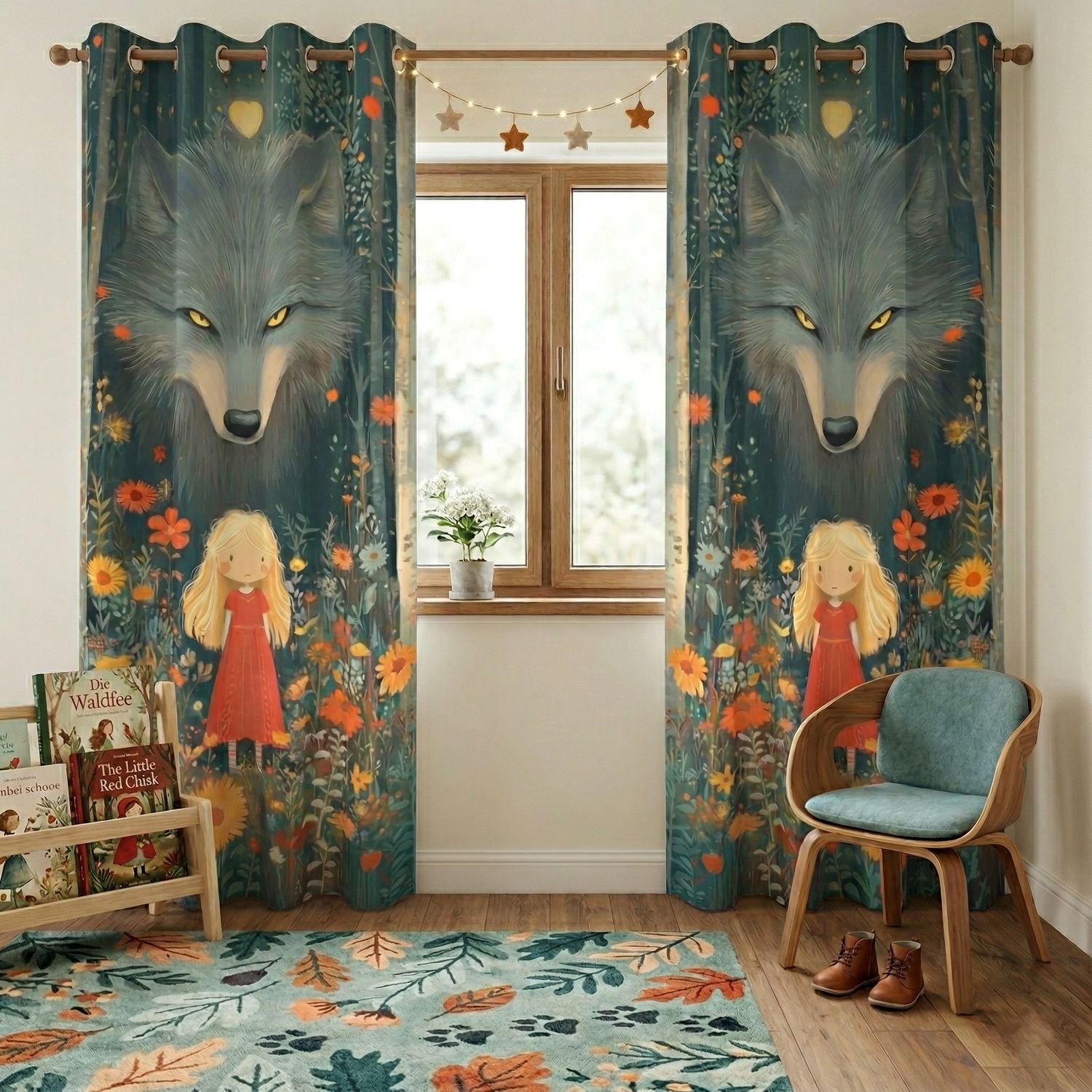 Forest Guardian – Wolf Tales Blackout Curtains