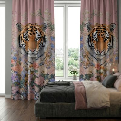 Wild Bloom – Tiger Verdunkelungsvorhänge