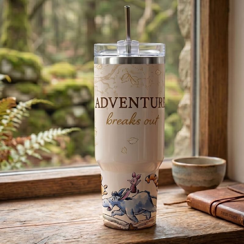 Winnie Pooh Thermo-Trinkbecher mit Griff