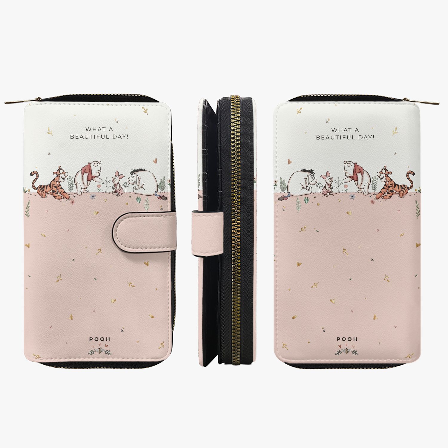 Large Winnie the Pooh Women's Wallet – Pink