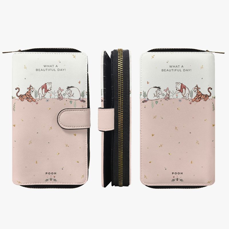 Large Winnie the Pooh Women's Wallet – Pink