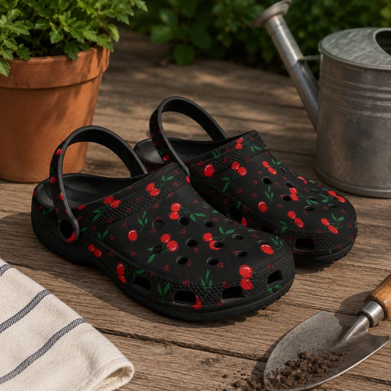 Black Cherry Clogs – Stylish Summer Casual Clogs