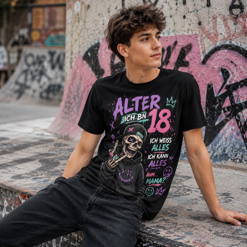 "I'm 18 – I Know Everything, I Can Do Anything" T-Shirt | Funny 18th Birthday Shirt