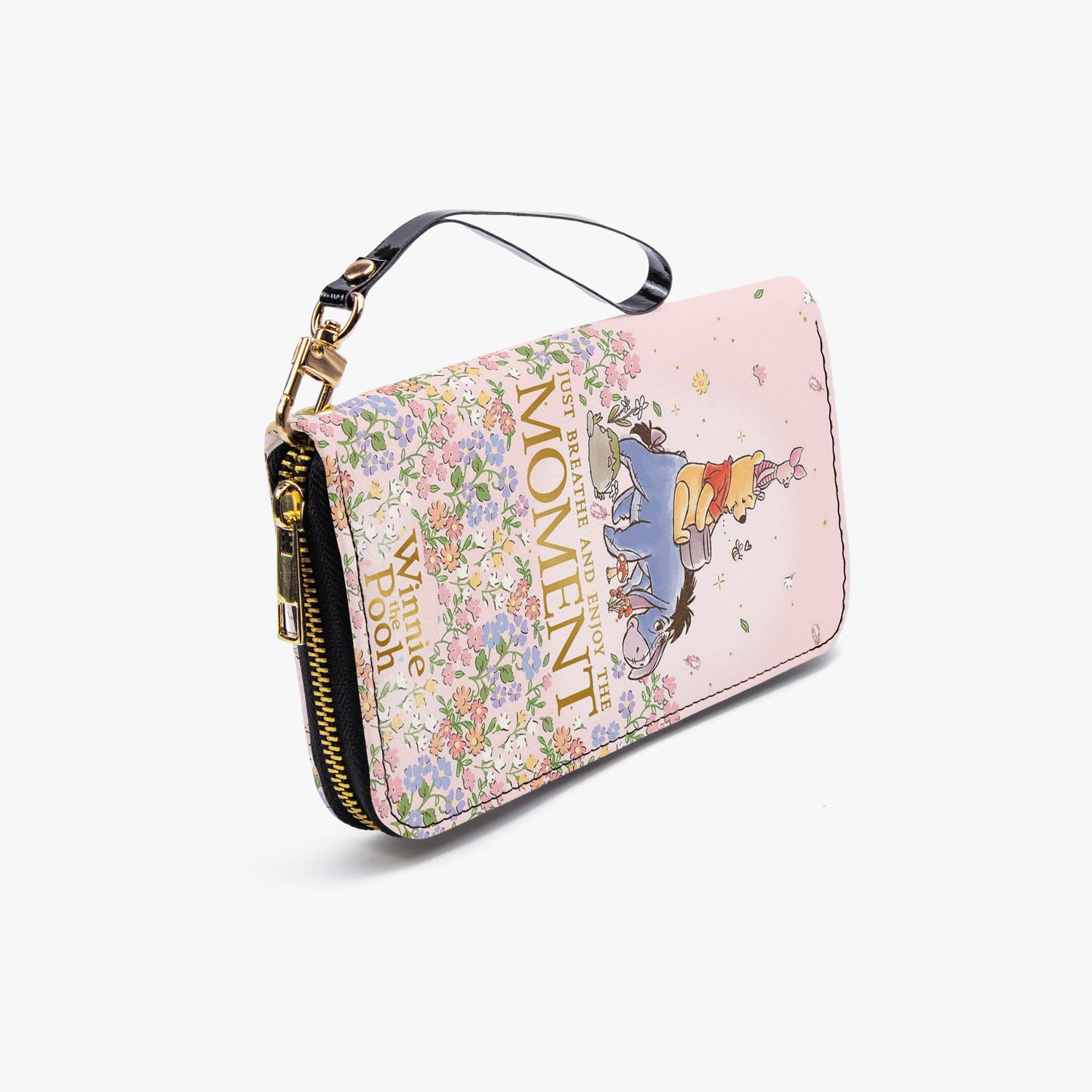 Winnie the Pooh Women's Wallet – Wallet featuring Piglet &amp; Eeyore, floral design