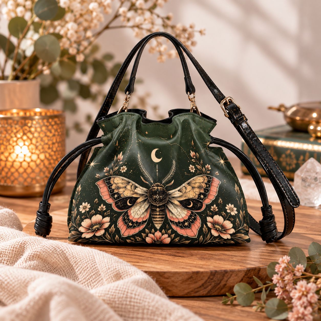 Women's Owl Handbag – 2-in-1 Shoulder Bag with Owl Motif