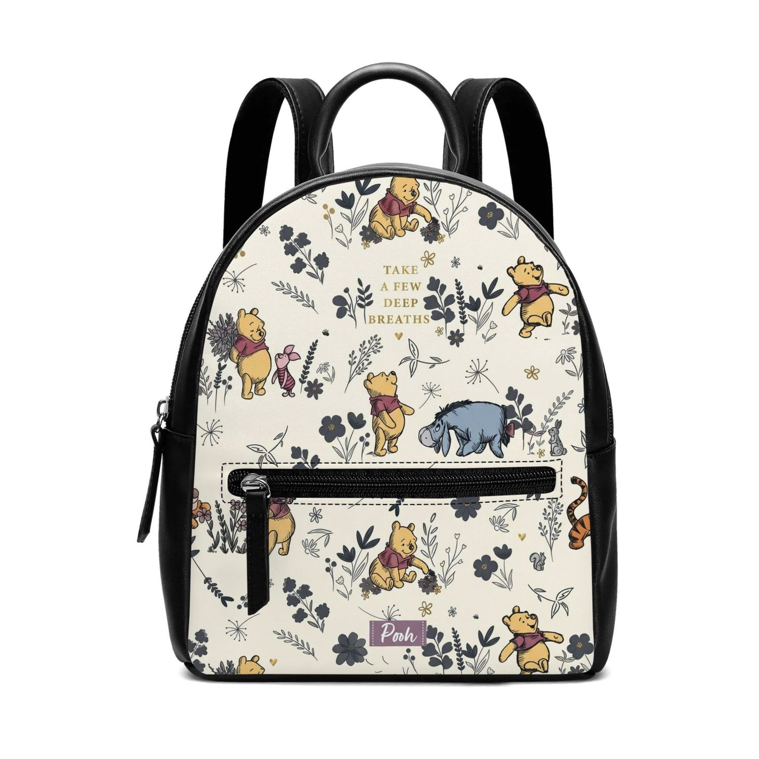 Winnie the Pooh and Friends Women’s Mini Backpack – Faux Leather