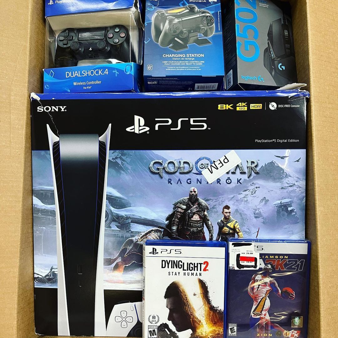 Electronics &amp; Gaming Pallet – 45 New Items PS5 • Sony • Motorola • Gaming Accessories