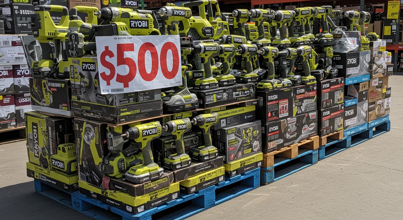 RYOBI TOOL PALLET C8